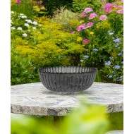 Szara Misa Dekoracyjna z Tworzywa Sztucznego – Imitacja Marmuru, 25 cm