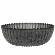 Szara Misa Dekoracyjna z Tworzywa Sztucznego – Imitacja Marmuru, 25 cm