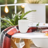 Biały kubek ceramiczny 470 ml – klasyka w nowoczesnym wydaniu