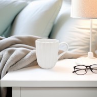 Biały kubek ceramiczny 470 ml – klasyka w nowoczesnym wydaniu