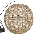Lampa sufitowa wisząca boho z juty śr. 40 cm regulowana naturalna