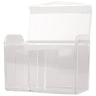 Organizer kosmetyczny przezroczysty 3-komorowy do łazienki i garderoby