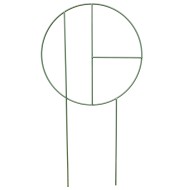 Pergola okrągła metalowa zielona do doniczek i ogrodu 27,5 cm