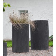 Osłonki metalowe 3 szt. postarzane czarne duże rustykalne bez odpływu