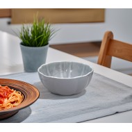 Miska obiadowa ceramiczna szaro-błękitna 600 ml – elegancki design