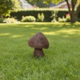 Figurka ogrodowa grzyb terakota brązowa mrozoodporna 30 cm