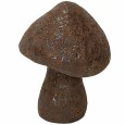 Figurka ogrodowa grzyb terakota brązowa mrozoodporna 20 cm