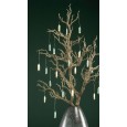 Gałąź dekoracyjna sztuczna srebrna 160 cm do wazonu podłogowego