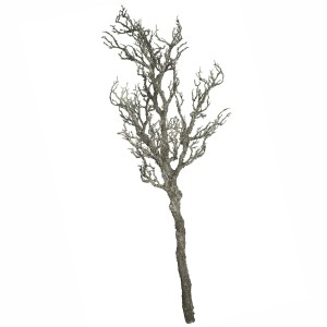 Gałąź dekoracyjna sztuczna srebrna 160 cm do wazonu podłogowego