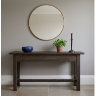 Świecznik kandelabr metalowy na jedną świecę postarzane srebro 33 cm