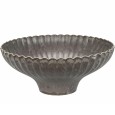 Misa ogrodowa szara 25 cm z recyklingu doniczka dekoracja
