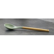 ŁYŻKA DREWNIANA / SILIKONOWA zielona 32cm