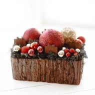 Bombki Świąteczne Czerwone 8cm Zestaw 4 szt. | Skandi.pl