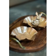 Taca drewniana mango z uchwytami 40x25 cm styl loft i boho