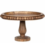 Patera drewniana z drewna mango 30 cm handmade – naturalny kolor