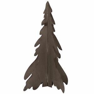 Metalowa choinka loft 70 cm srebrna dekoracja świąteczna składana