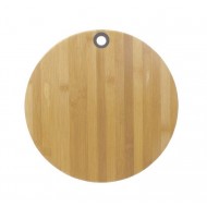 DESKA DO KROJENIA okrągła DREWNIANA brązowa duża