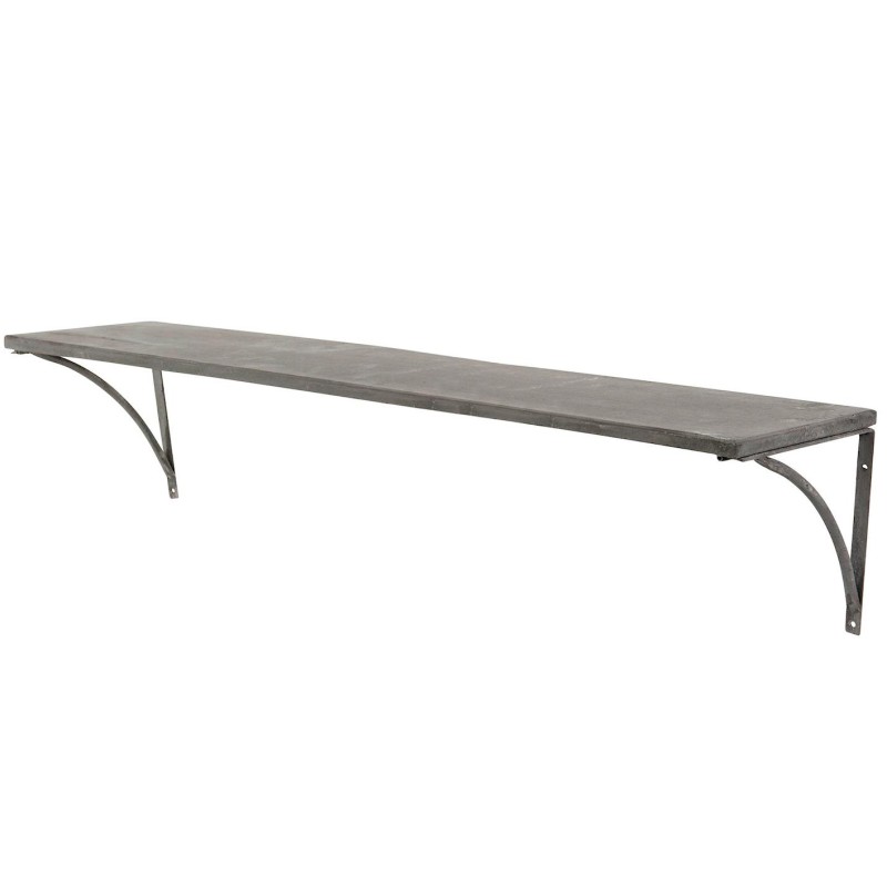 Półka ścienna metalowa loft szara 120 cm duża industrialna