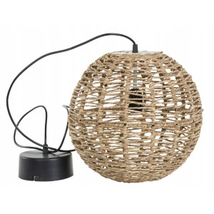 LAMPA sufitowa STYL BOHO juta śr. 30cm