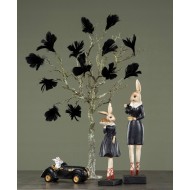 FIGURKA WIELKANOCNA ZAJĄCE W AUCIE 22x10cm