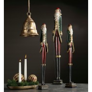 Złoty Dzwonek Metalowy ze Sznurkiem 19cm | Skandi.pl