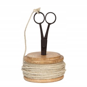 SZNUREK JUTOWY kolor biały 11M z nożyczkami