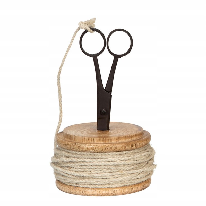 SZNUREK JUTOWY kolor biały 11M z nożyczkami