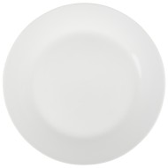 Talerz deserowy biały ceramiczny 19cm okrągły do zmywarki nowoczesny