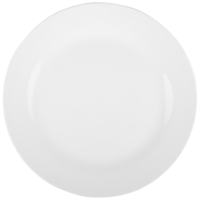 Talerz obiadowy biały ceramiczny 27cm okrągły duży do zmywarki