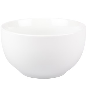 Miska ceramiczna biała 13cm do zupy płatków 600ml nowoczesna