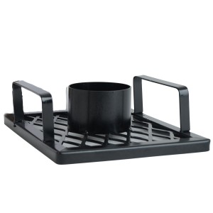 Stojak do pieczenia kurczaka na puszce piwa grill piekarnik czarny