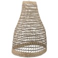 Klosz do lampy wiszącej trawa morska boho 49cm naturalny duży