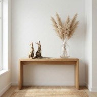 Zestaw 2 figurek zajączków wielkanocnych 21 cm – dekoracje świąteczne