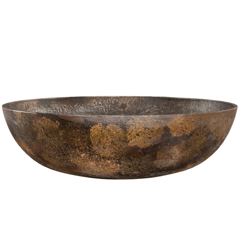 Misa donica plastikowa 30cm rdzawa corten efekt metalu recykling