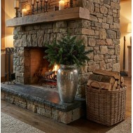 Wazon podłogowy metalowy srebrny 41cm loft połysk glamour