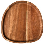 Tacka drewniana akacjowa 20cm podstawka organiczna boho