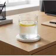 Podstawki pod Kubek Marmurowe Białe Zestaw 4 szt. | skandi.pl