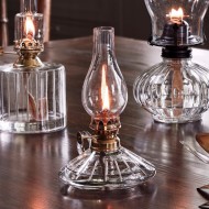 Klosz do Lampy Naftowej Szklany 12cm Eko Przezroczysty | skandi.pl
