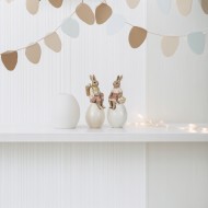 Figurka Wielkanocna Zając z Jajkiem – Zestaw 2 szt. | skandi.pl