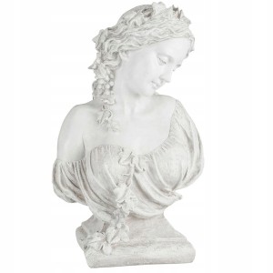 Figurka Dekoracyjna Rzeźba Grecka Biała 50cm Duża | skandi.pl