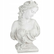 Figurka Dekoracyjna Rzeźba Grecka Biała 50cm Duża | skandi.pl