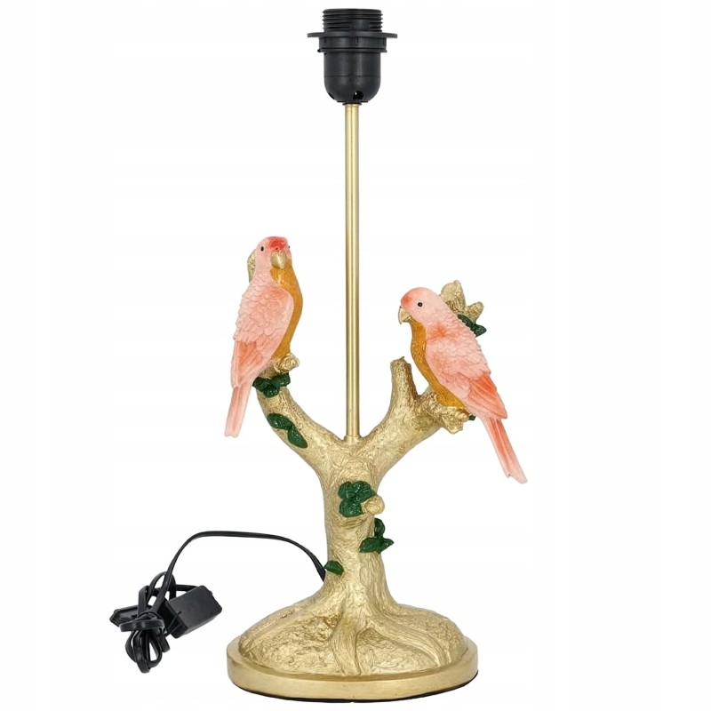 Lampa Stołowa Papuga 44cm Nocna Glamour do Salonu | skandi.pl