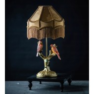 Lampa Stołowa Papuga 44cm Nocna Glamour do Salonu | skandi.pl