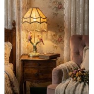 Lampa Stołowa Papuga 44cm Nocna Glamour do Salonu | skandi.pl