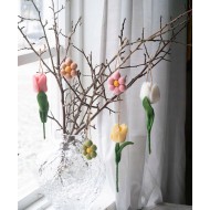 Zawieszka Wielkanocna Tulipan Kwiat Dekoracja | skandi.pl