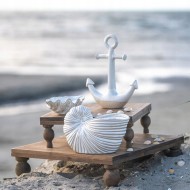 Figurka Ceramiczna Muszla Rafa Koralowa Marynistyczna | skandi.pl