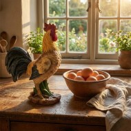 Figurka Kogut Wielkanocny Dekoracja Kura | skandi.pl