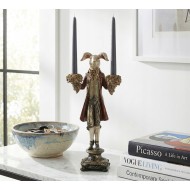 Świecznik Wielkanocny Zając Figurka Kandelabr | skandi.pl