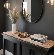 Bieżnik Różowy na Stół 200cm Boho Glamour Długi | skandi.pl