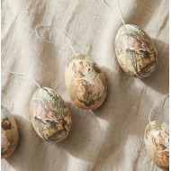 Zawieszka Jajko Wielkanocne 2 szt. Dekoracja na Drzewko | skandi.pl